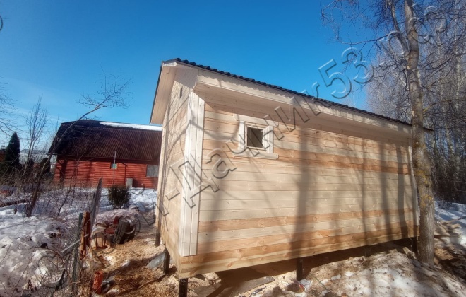 4 Брусовая баня Б-3, 6х5м, 26 М², Московская область, Сергиево-Посадский район, СНТ «Алмазово-2» (11)